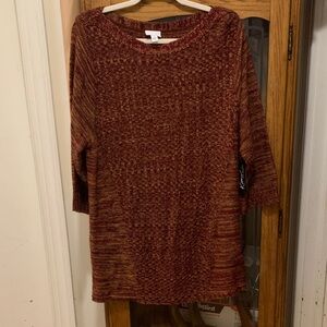 Kim Rogers Women's Rust Sweater